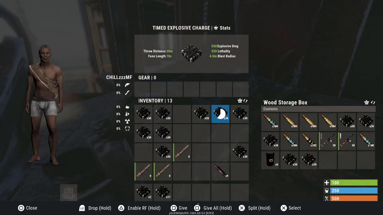 Rust with hank