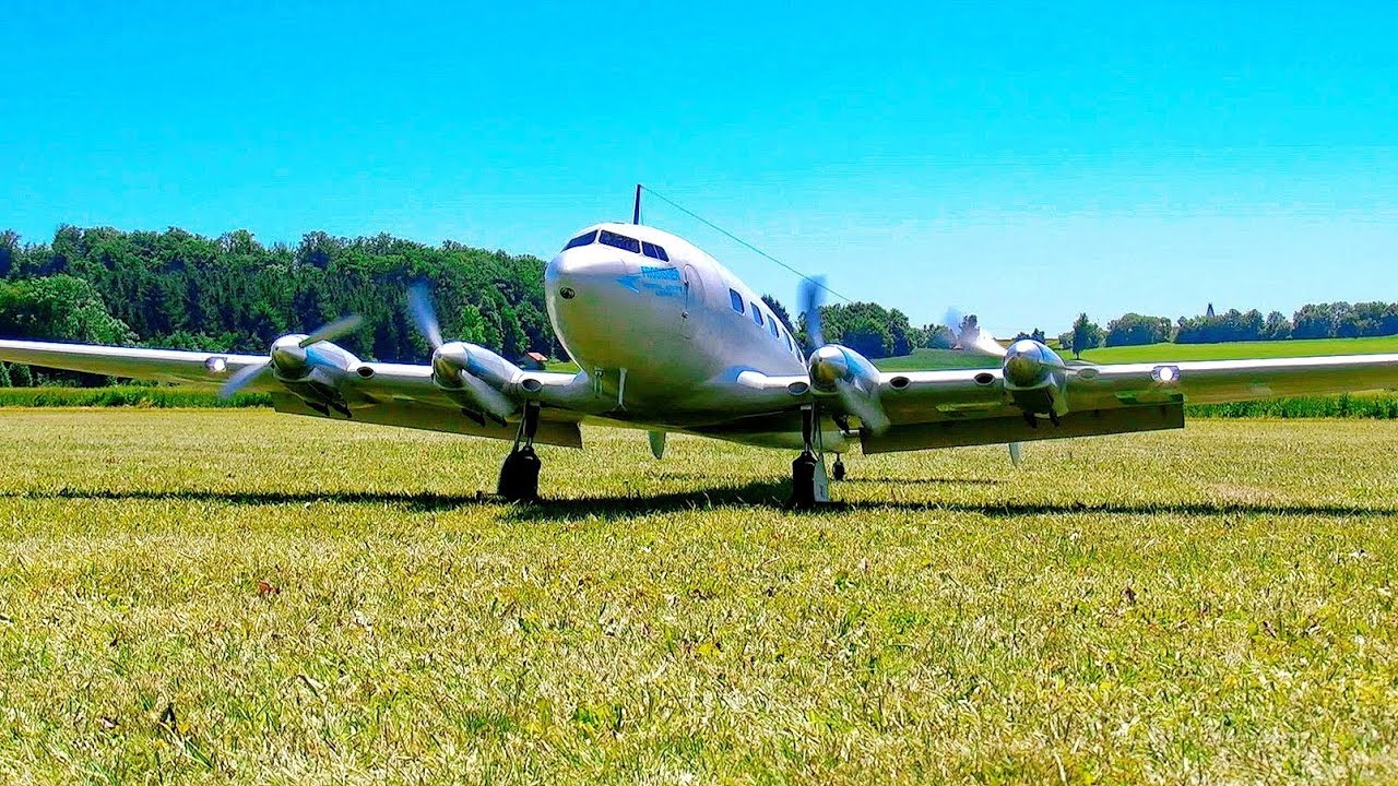 HUGE AMAZING !!!  RC DE HAVILLAND DH-91 ALBATROSS SCALE MODEL AIRPLANE FLIGHT DEMONSTRATION