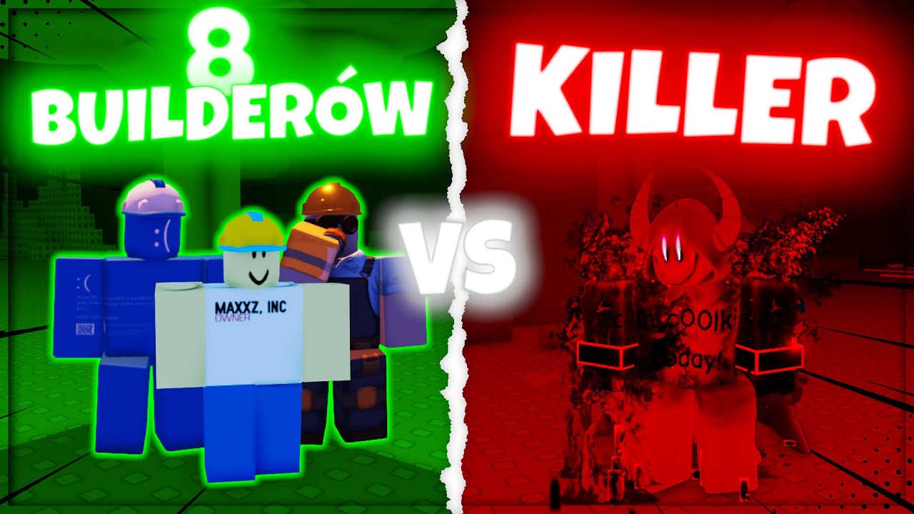 8 BUILDERMANÓW VS KILLER W FORSAKEN!? | Roblox