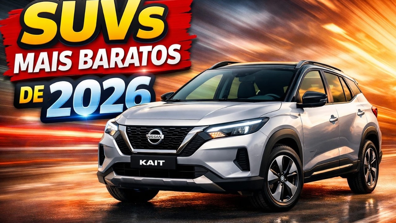 SUVs ZERO KM MAIS BARATOS de 2026!