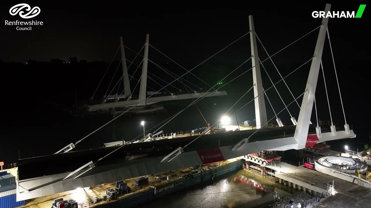 Clyde Waterfront & Renfrew Riverside - North section Bridge Installation