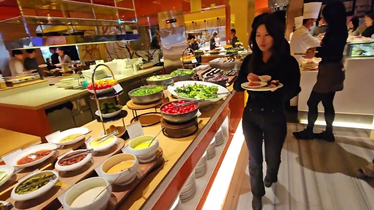 서울 명동 롯데호텔 라세느(Korea Seoul Myungdong lottery hotel LA SEIN buffet)