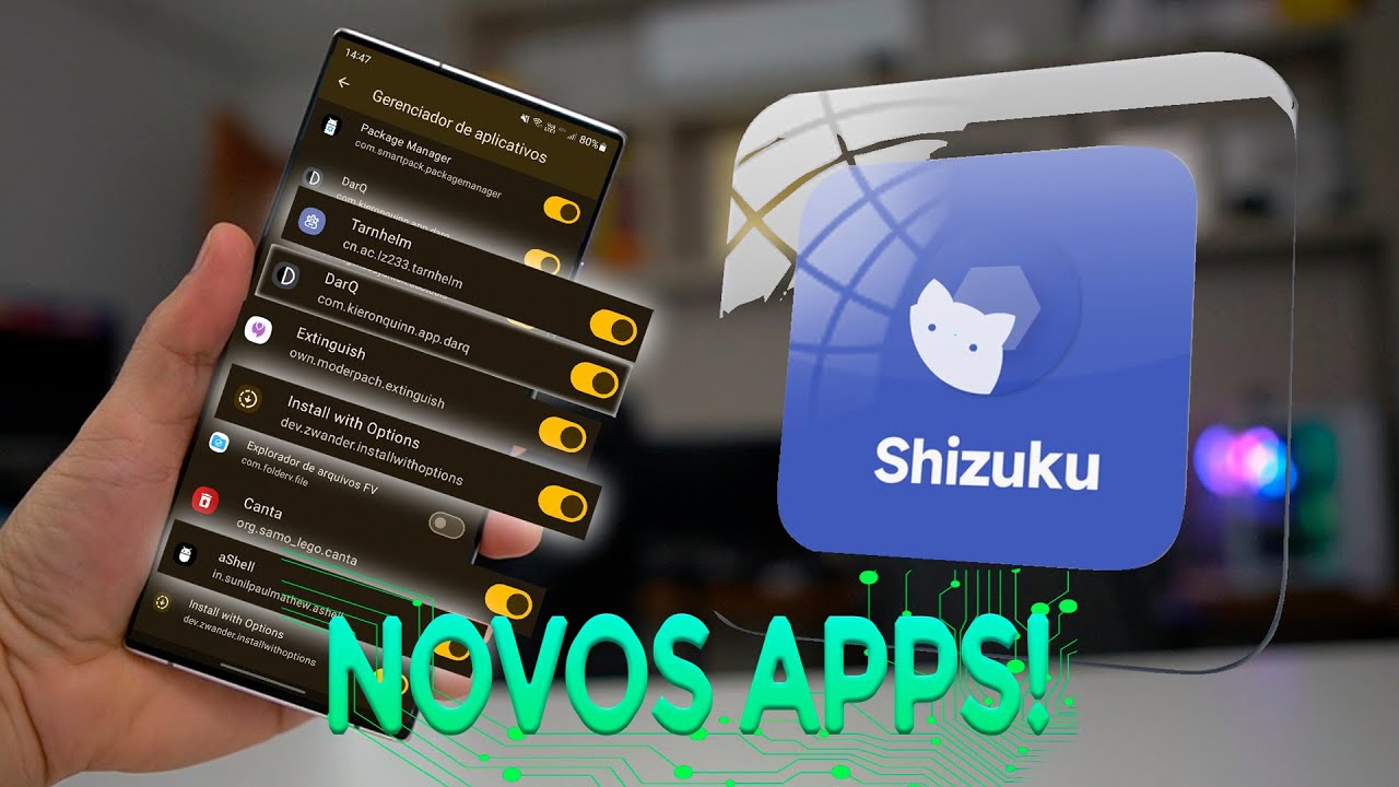 ✨ Top 7 APLICATIVOS + PODEROSOS com FUNÇÃO AVANÇADAS! SHIZUKU ✔️ NOVOS APPS 😱