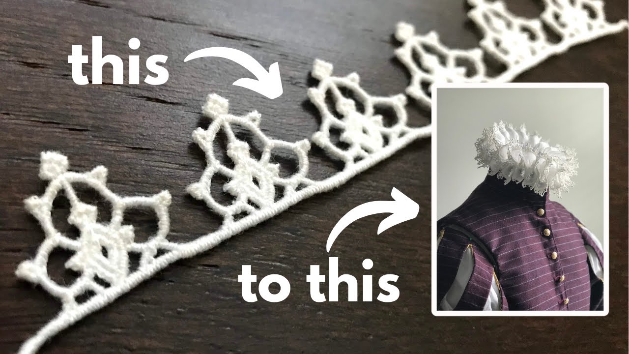 How To Prepare Your Free Standing Lace From DSA Threads