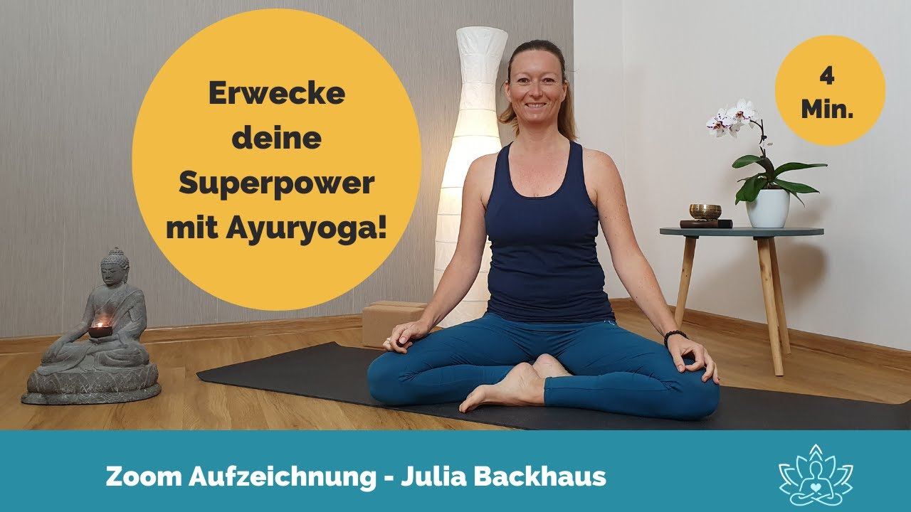 Erwecke deine Superpower mit Ayuryoga! 60 Min.
