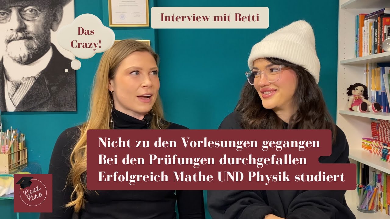 Mathematik studieren: So schwer ist es wirklich. Betti von Die Mathleten