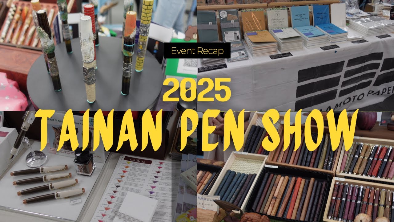Турне Tainan Pen Show 2025 | Бумага, стеклянные ручки и чернила Yamamoto в изобилии!