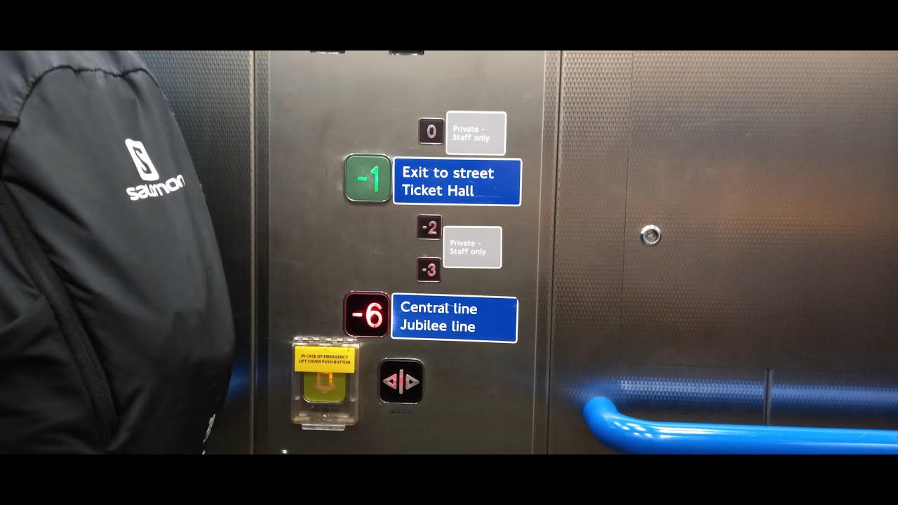 Epic!! 2016 Otis lift at Bond Street Underground Station (Lift to lifts to platforms)