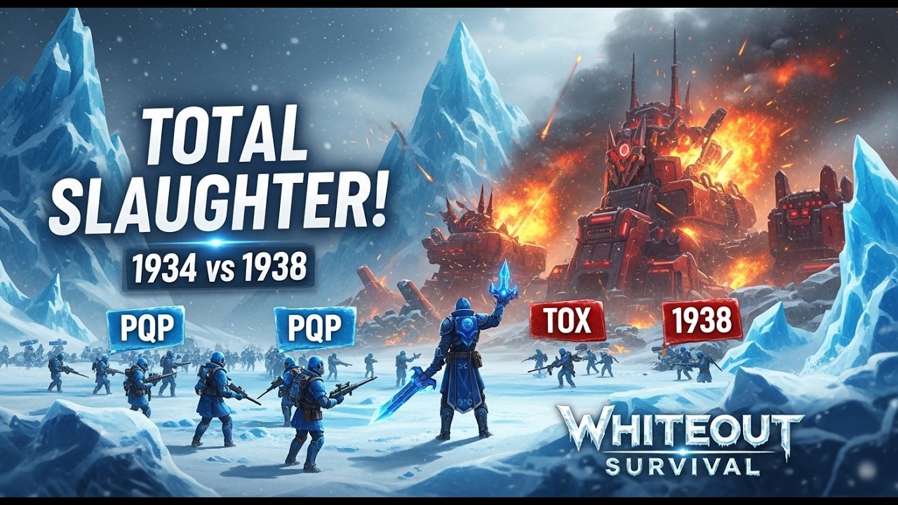 FOUNDRY BATTLE - 1934 PQP vs 1938 TOX | BURNING Everyone 🔥🔥🔥 | [Whiteout Survival]