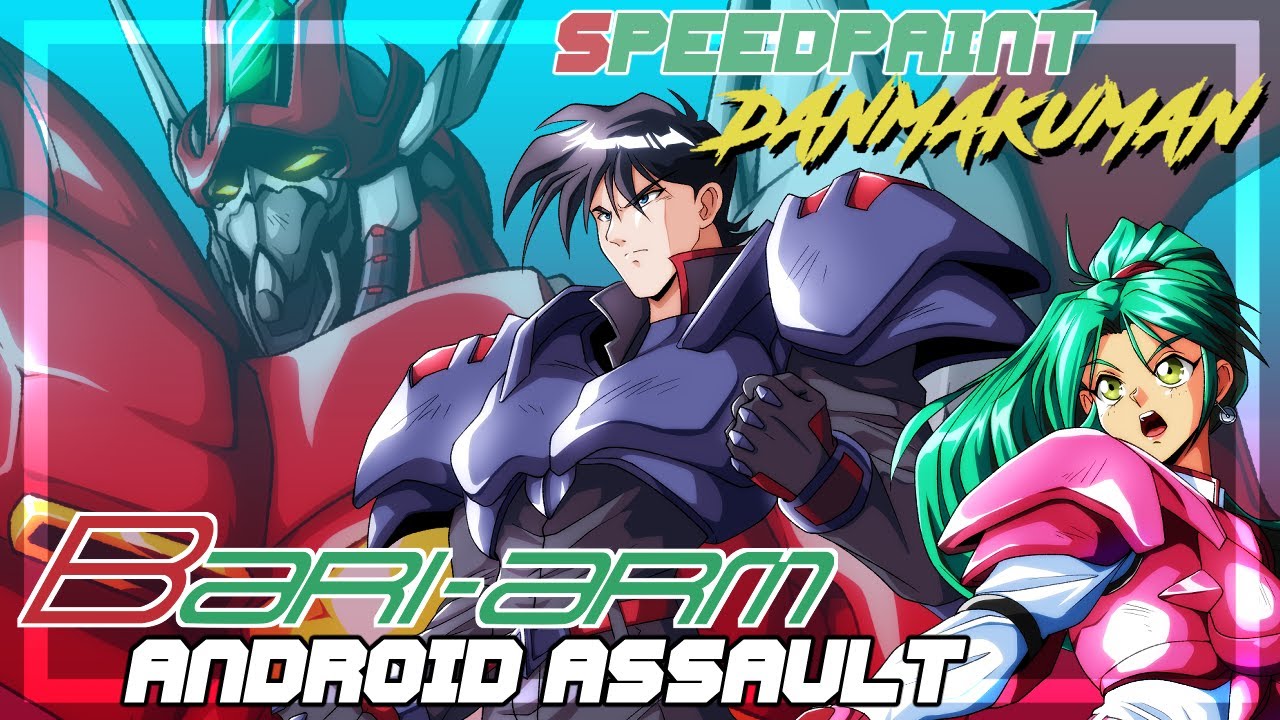 Bari-Arm [Android Assault] Mecha/Ship/Pilots Speedpaint! - Sega CD