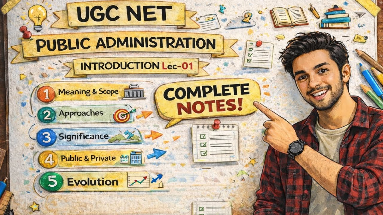UGC NET Public Administration Chapter-1 | Meaning, Nature, Scope & Evolution Explained ✍️#ugcnet#jrf