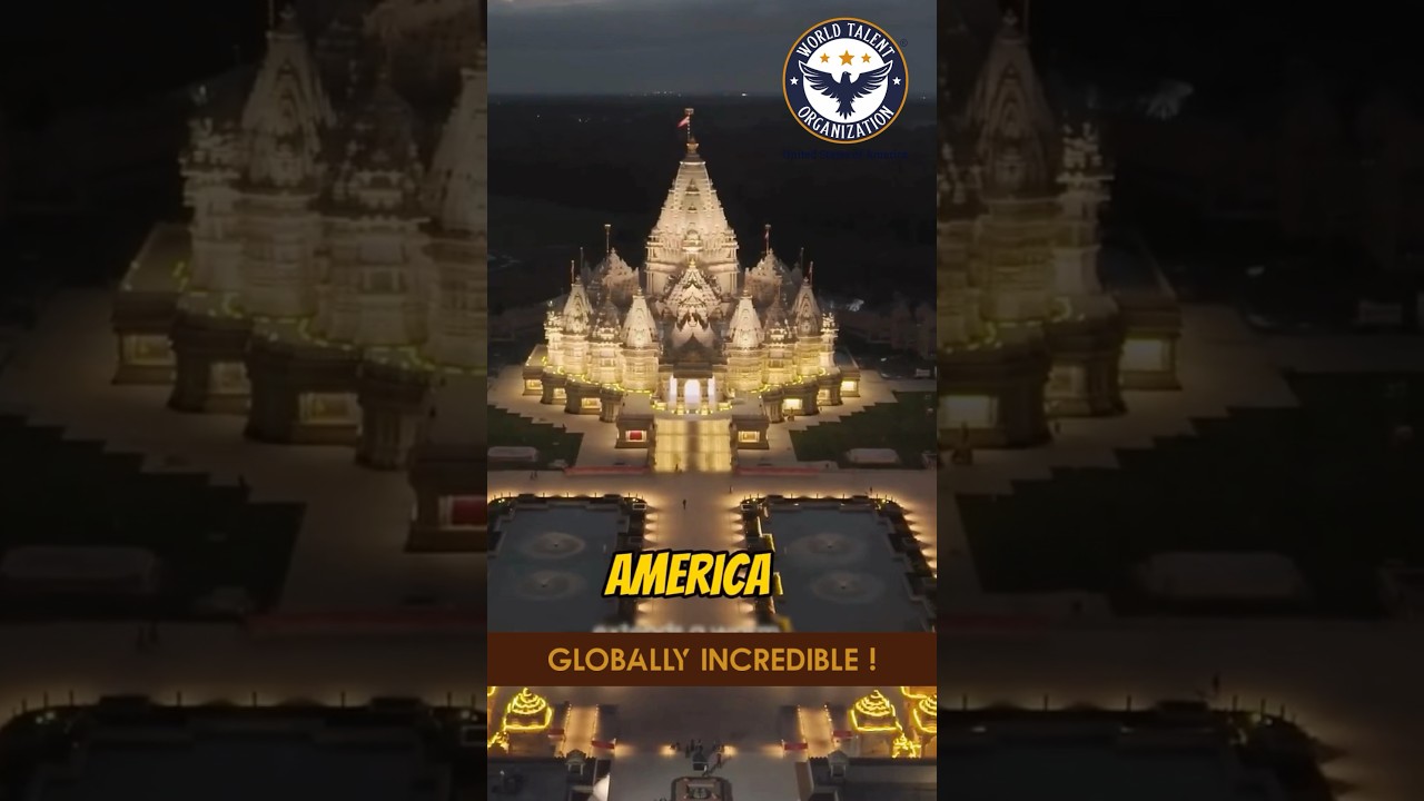 𝐰𝐨𝐫𝐥𝐝'𝐬 𝐥𝐚𝐫𝐠𝐞𝐬𝐭 𝐇𝐢𝐧𝐝𝐮 𝐭𝐞𝐦𝐩𝐥𝐞 𝐢𝐧 𝐍𝐨𝐫𝐭𝐡 𝐀𝐦𝐞𝐫𝐢𝐜𝐚. #WTOWorldRecord
