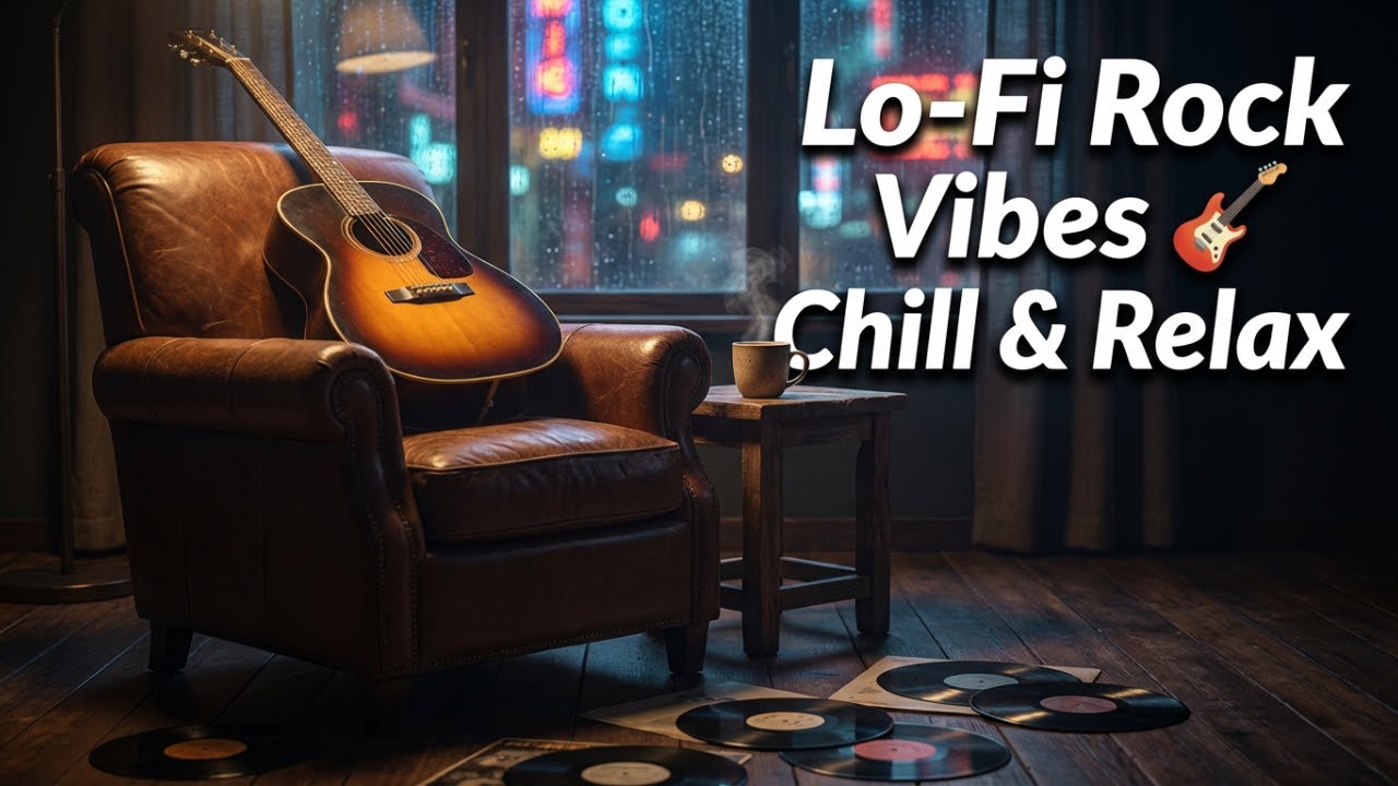 🎸 Lo-Fi Rock Vibes | Chill Guitar Beats for Studying & Relaxing