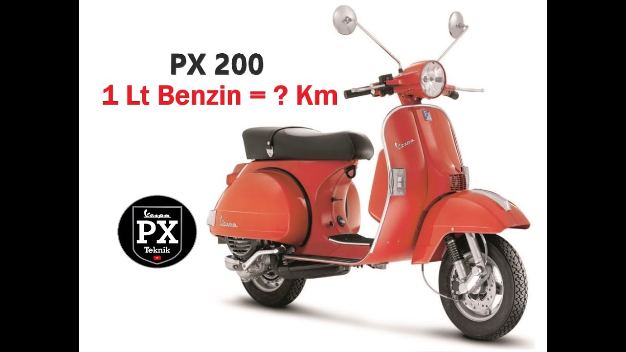 Сколько км проезжает PX200 с 1 литром бензина?