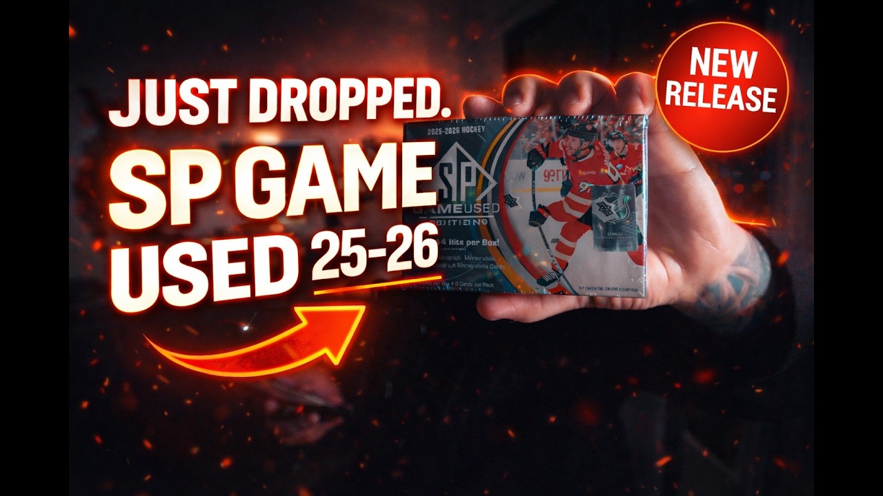 2025-26 SP Game Used JUST DROPPED… First Pack Rip!!
