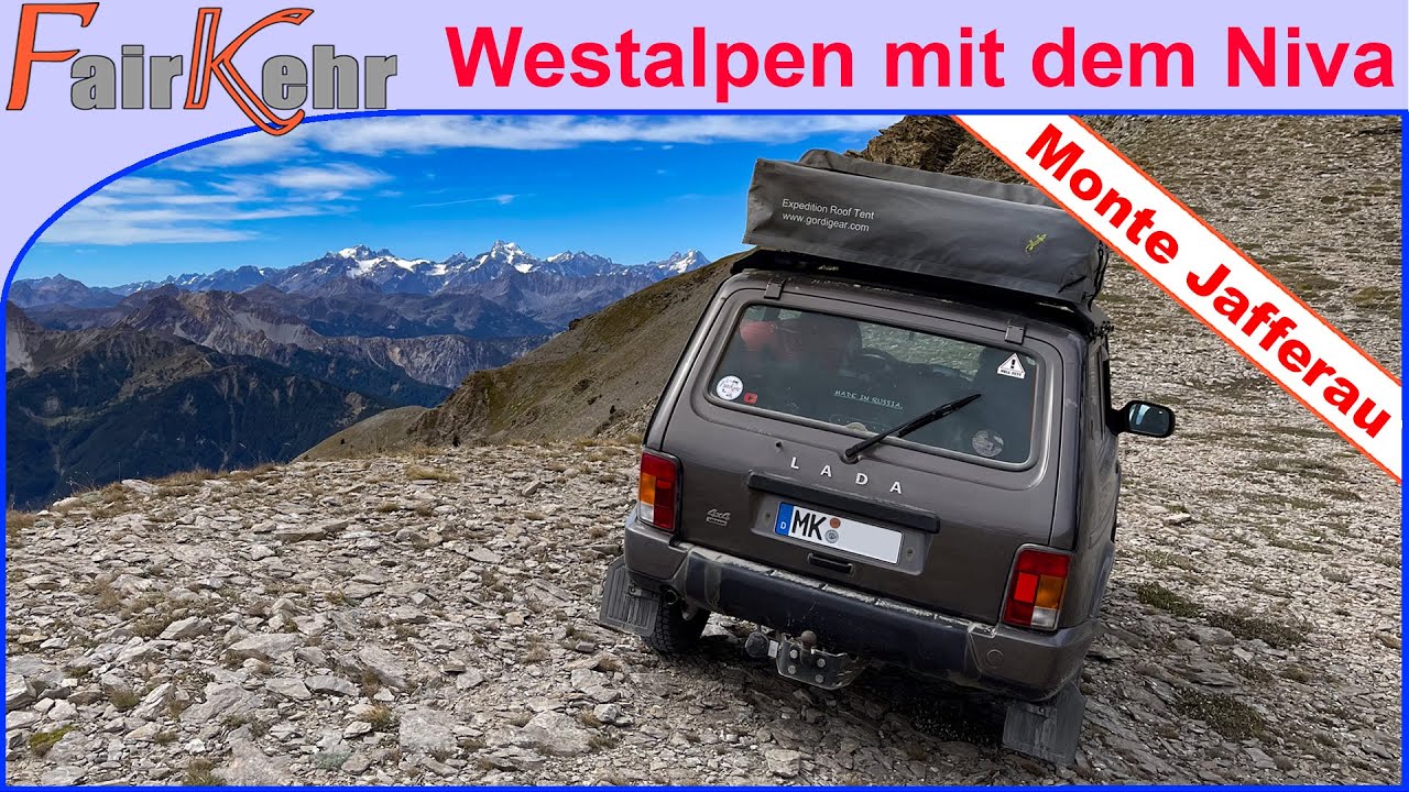 Lada Niva - Westalpen (2/2) - Monte Jafferau (Tour mit GPX)