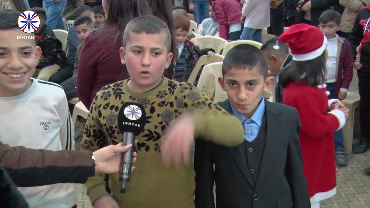 احتفال اطفال تللسقف بمناسبة اعياد الميلاد المجيد وراس السنة الميلادية الجديدة