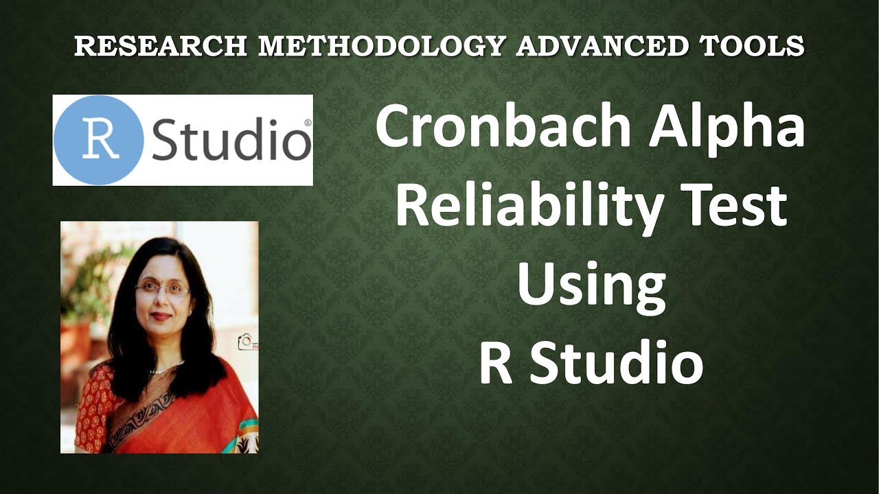 Cronbach Alpha Reliability Test using R Studio(reliability test)(r studio)(Cronbach alpha test)