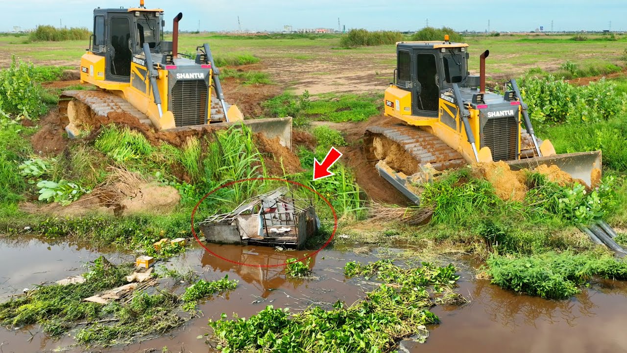 So Nice, NEW Activities Operator Skills Dozer SHANTUI Cutting Slope And Landfill On Level NEW Street