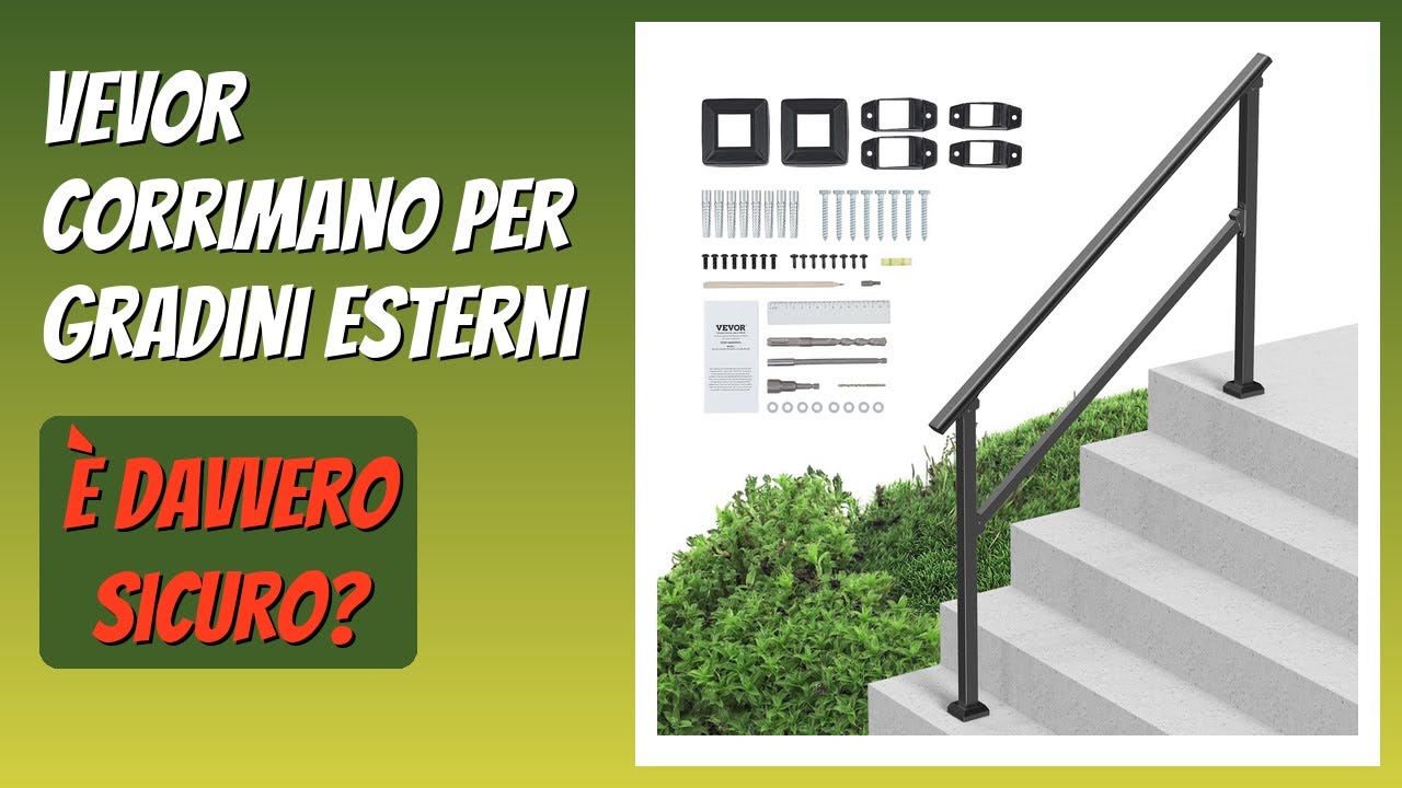 RECENSIONE (2025) : VEVOR Corrimano per Gradini Esterni. DETTAGLI