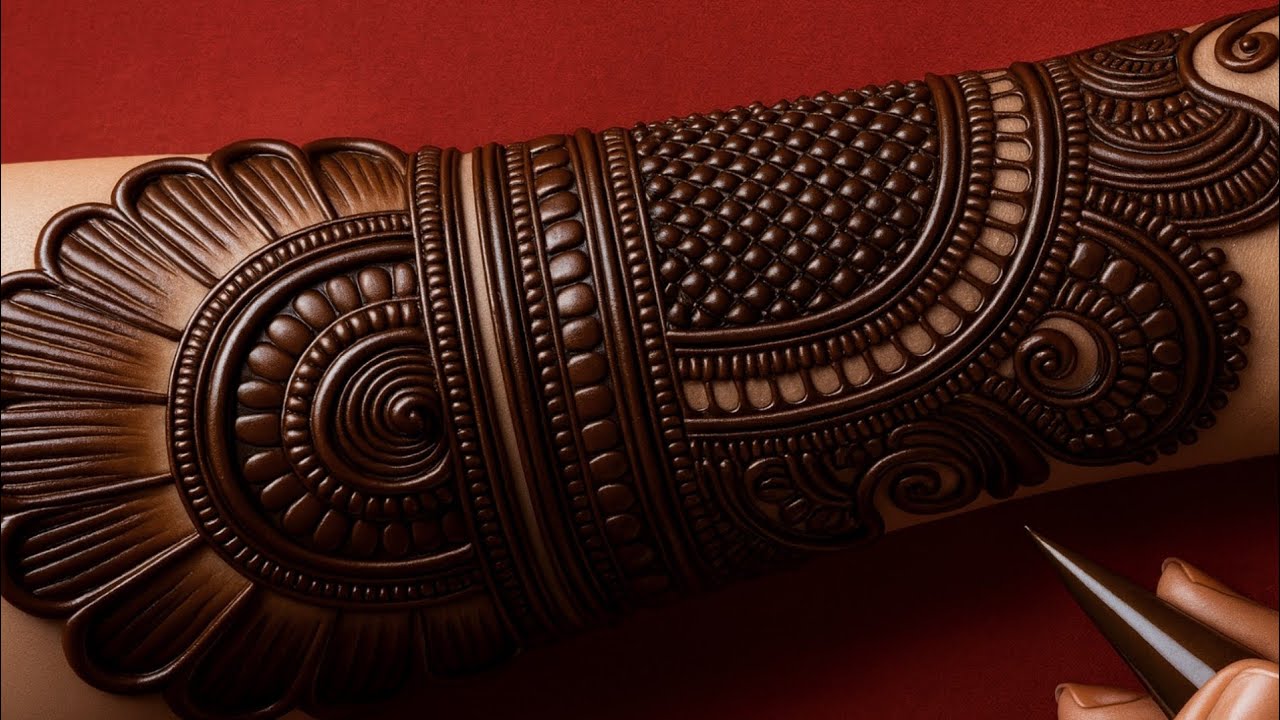 New Simple Mehndi Design||Very Easy Very Simple Arabic Style Mehndi Design||Front Hand Mehndi Design