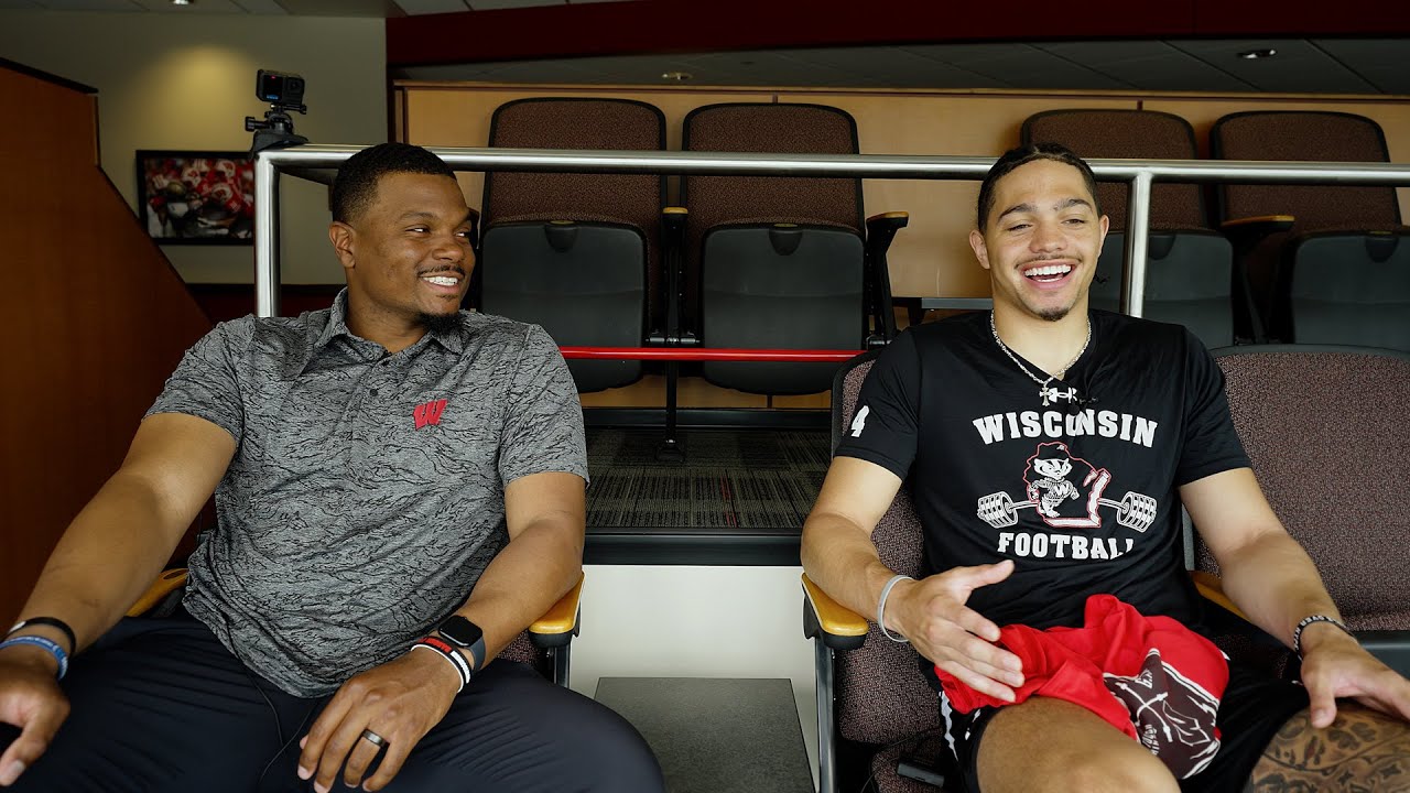 Wisconsin Football: Camp Conversation with Jayden Ballard and Jordan Reid