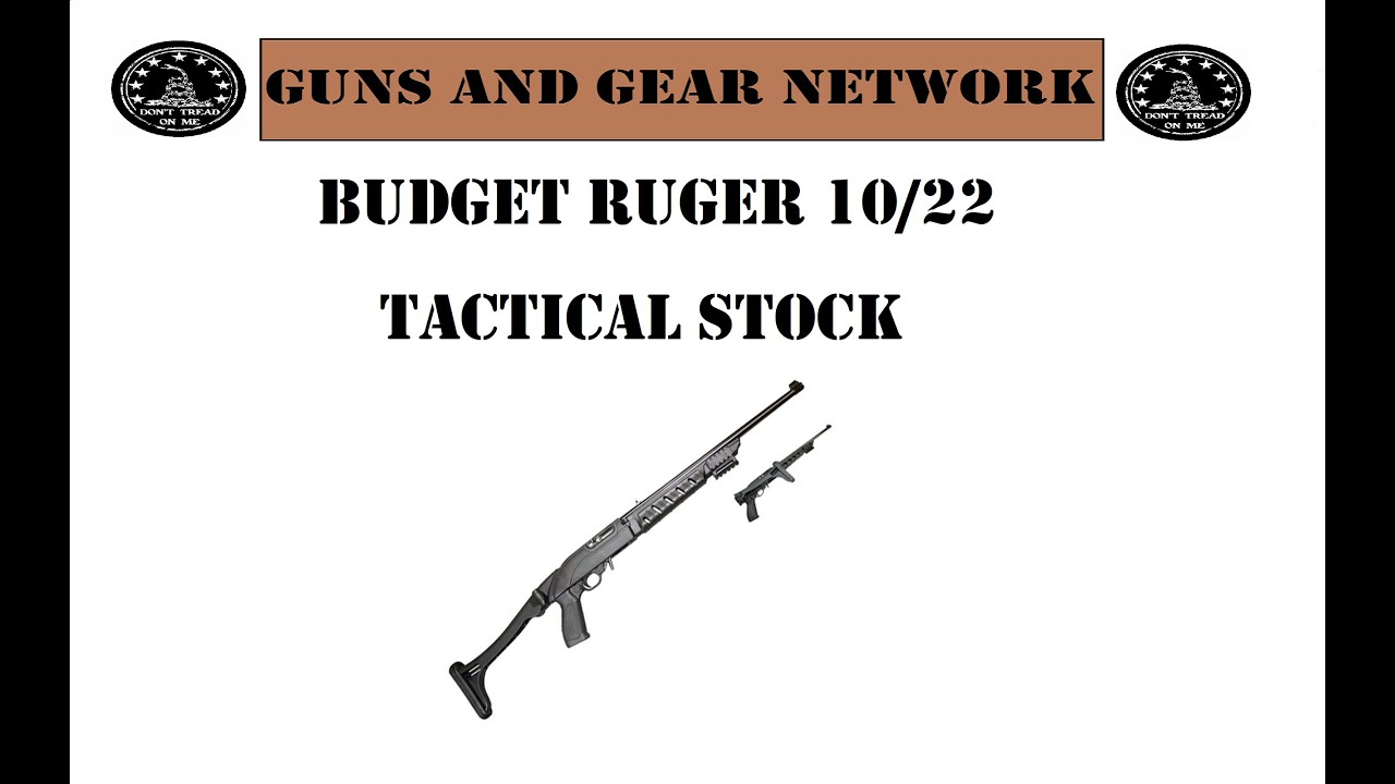 Budget Ruger 10/22 Tactical Folding Stock (Promag)
