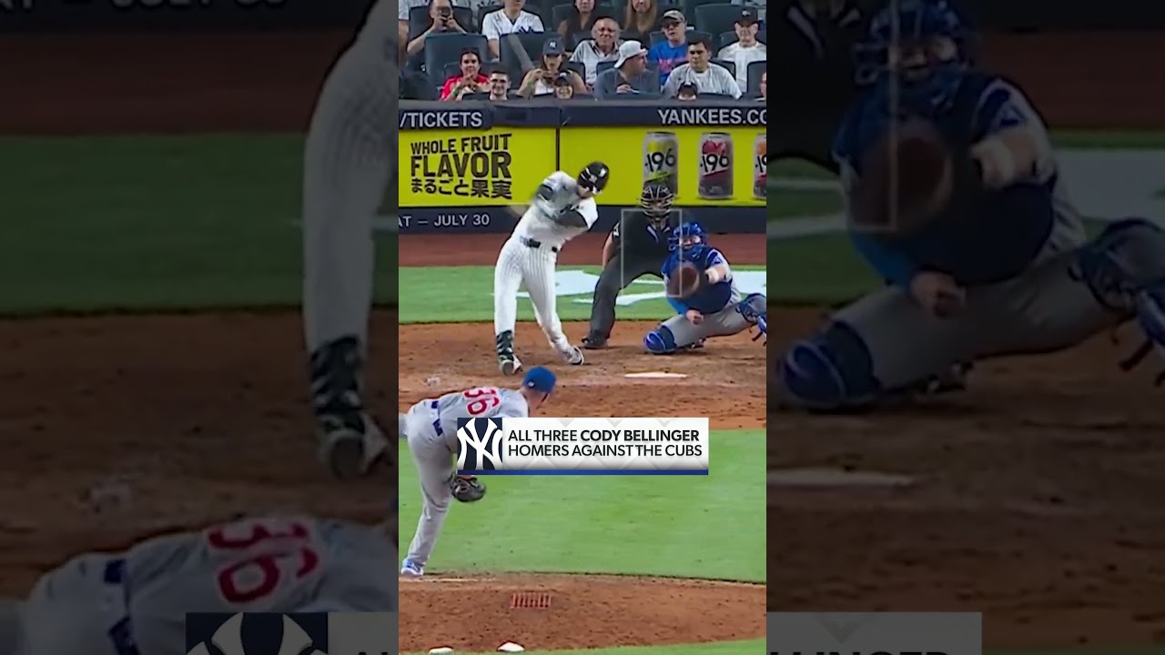 Cody Bellinger's Three HR Game 👏 #Bellinger #Yankees #homerun