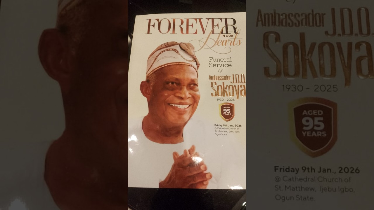 AMBASSADOR J.D.O SOKOYA BURIAL