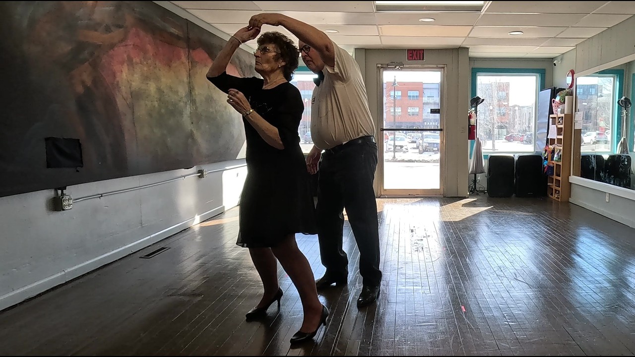 Street Swing Partner Dance – Partner Dance to Unforgettable – Tom Brusky - YouTube