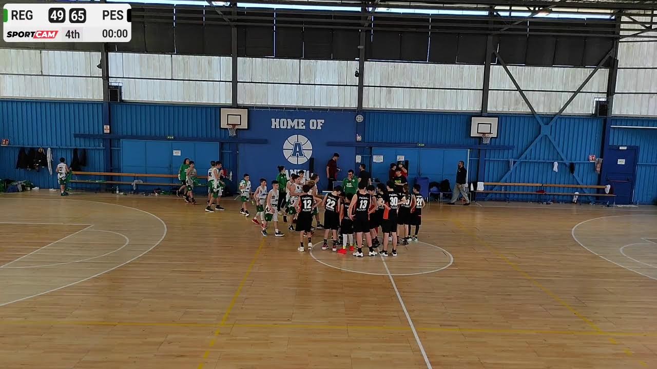 UNDER 13 Basket Reggello vs Pesaro. Torneo Springbreak Anzio