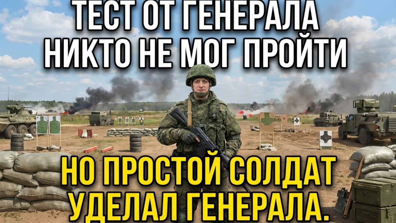 ТЕСТ ГЕНЕРАЛА ПРОВАЛИЛИ ВСЕ: Как смекалка одного солдата спасла целый батальон