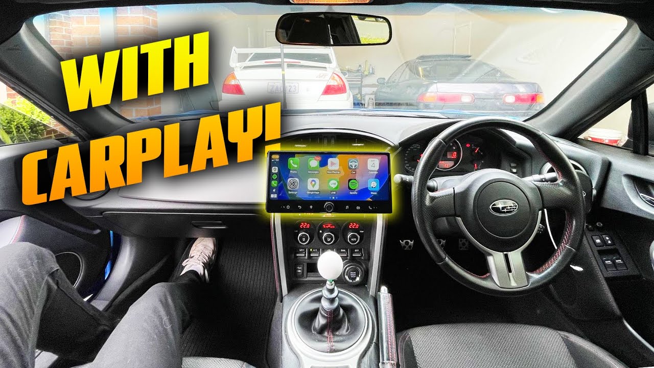 Устанавливаю 12,3-дюймовую головную магнитолу CARPLAY от WILD в мой BRZ!