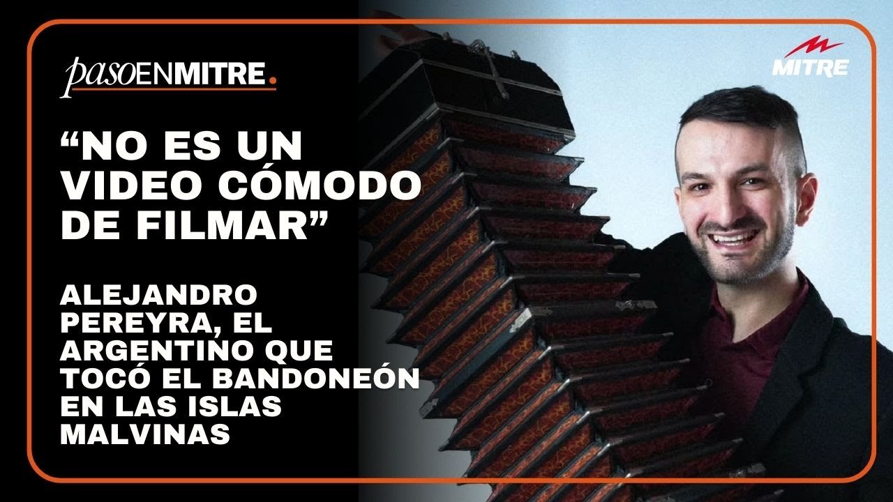Alejandro Pereyra, el argentino que tocó el bandoneón en las Islas Malvinas, conversó con Mitre