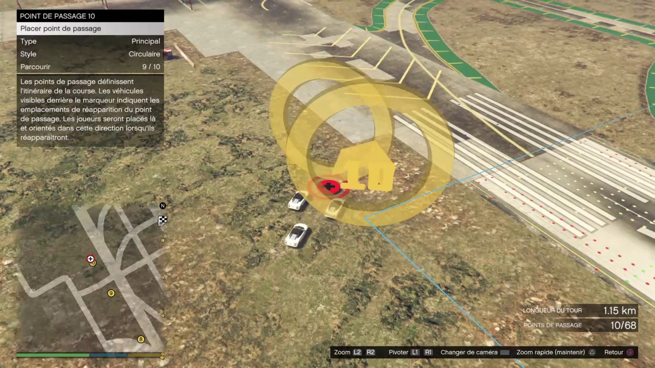 Cr&eacute;er une course casse cou sur gta !