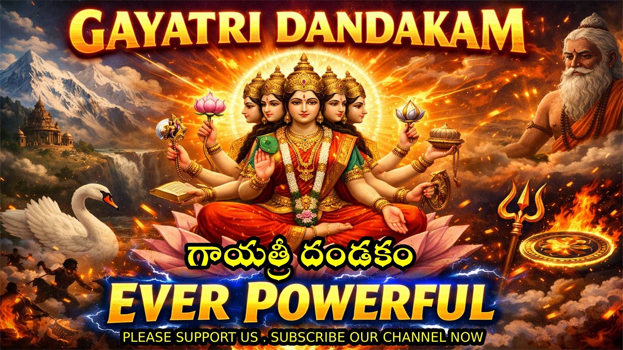 గాయత్రీ దండకం వింటే శుక్రవారం నుండి మంచి జరుగుతూనే ఉంటుంది. NON  STOP  GAYATRI DANDAKAM