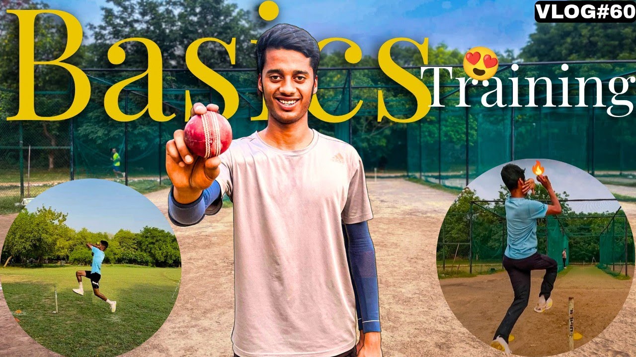 "Learn Fast Bowling from Scratch ⚡ Step-by-Step Training for😍 Beginners" ! VLOG.60