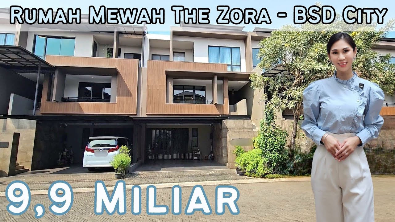 RUMAH MEWAH 3 LANTAI DI KAWASAN ELITE BSD CITY !!! THE ZORA