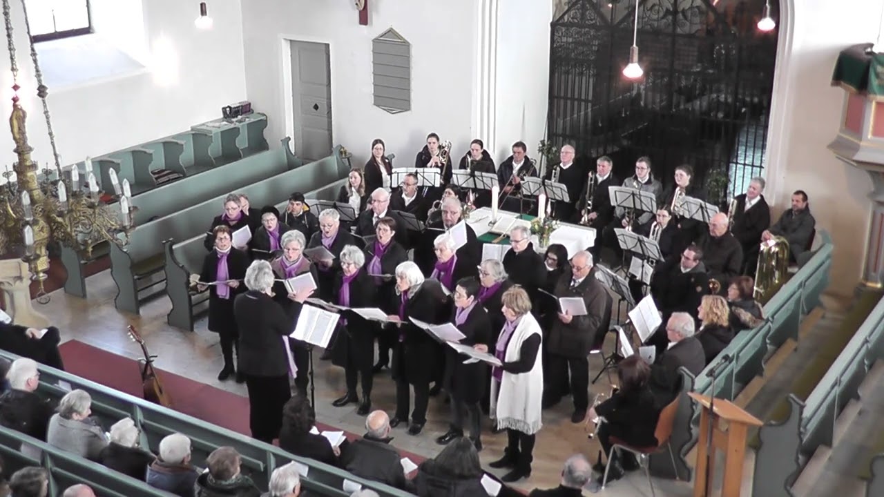 Kirchenkonzert Möttingen Feb 2023   - 3- Von ganzem Herzen.. - Kirchenchor