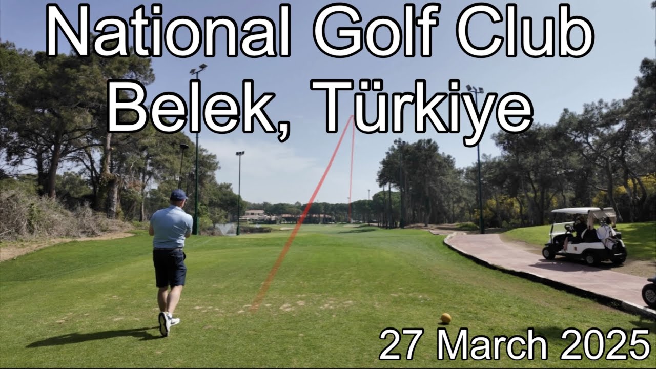 18 holes at National Golf Club, Belek, Türkiye. Filmed with DJI Pocket 3