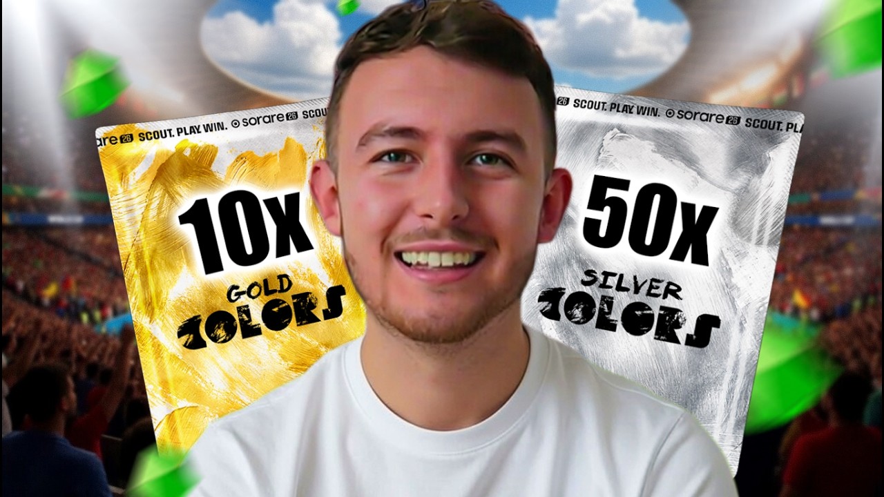 Открытие наборов Sorare Colors: 1000 самоцветов, золото против серебра 💎