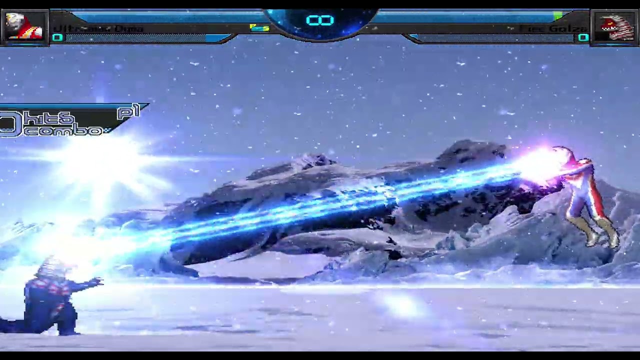 M.U.G.E.N-Ultraman Dyna VS Fire Golza