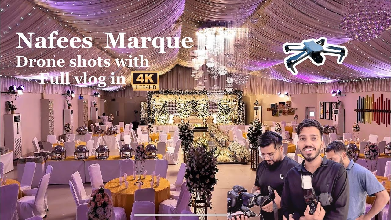 Today event in nafees marquee in mirpur azad kashmir cinematic drone shots