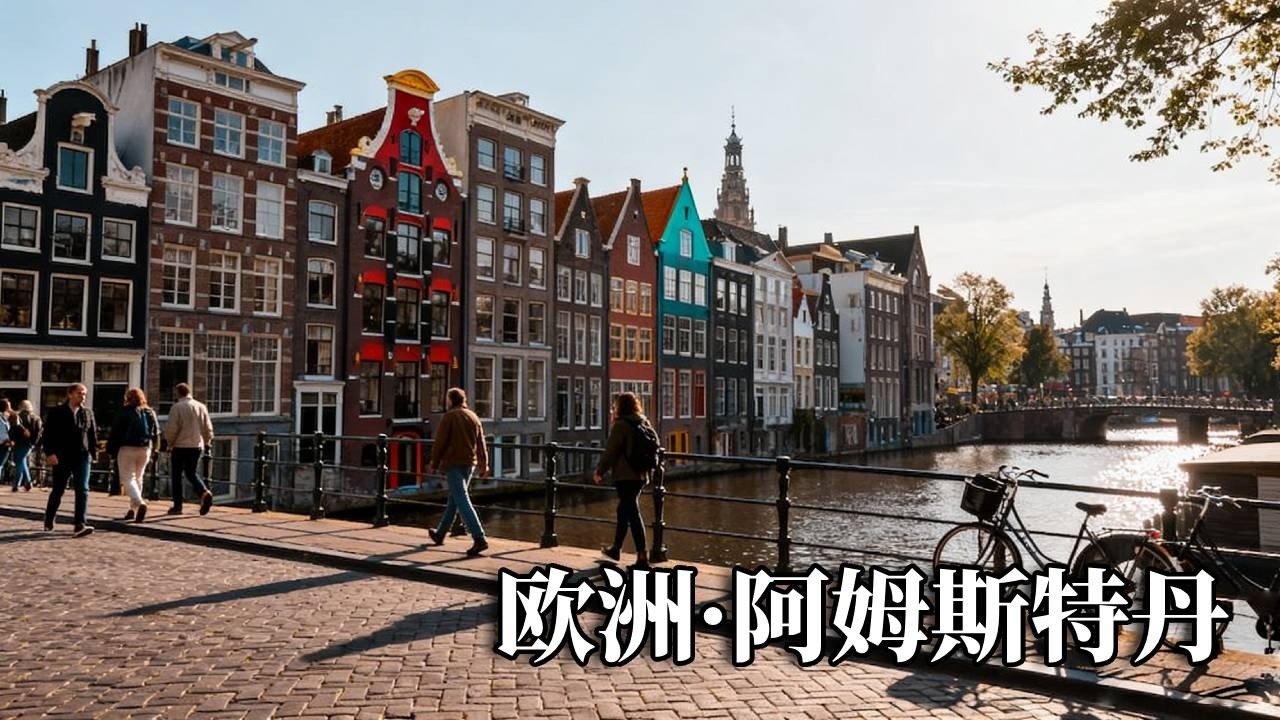 欧洲之旅——阿姆斯特丹，一天暴走打卡城市景点，带你去看没见过的阿姆斯特丹！【行走世界的北京老刘】