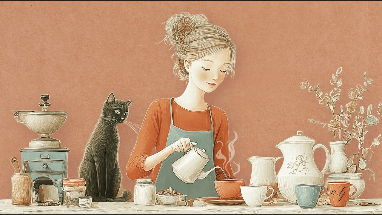 1940s Jazz Coffee Shop ~ Rainy Afternoons & Vintage Nostalgia