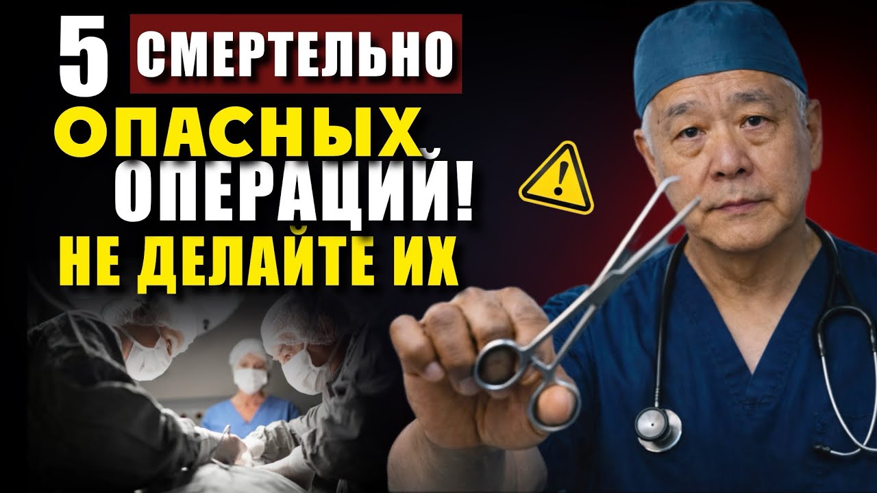НИКОГДА НЕ СОГЛАШАЙТЕСЬ НА ЭТО: 5 СМЕРТЕЛЬНЫХ ОПЕРАЦИЙ ДЛЯ ПОЖИЛЫХ 