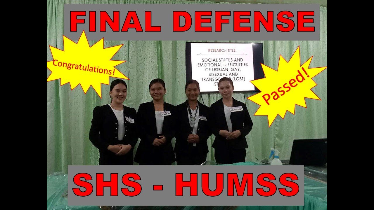 FINAL DEFENSE OF RESEARCH PAPER