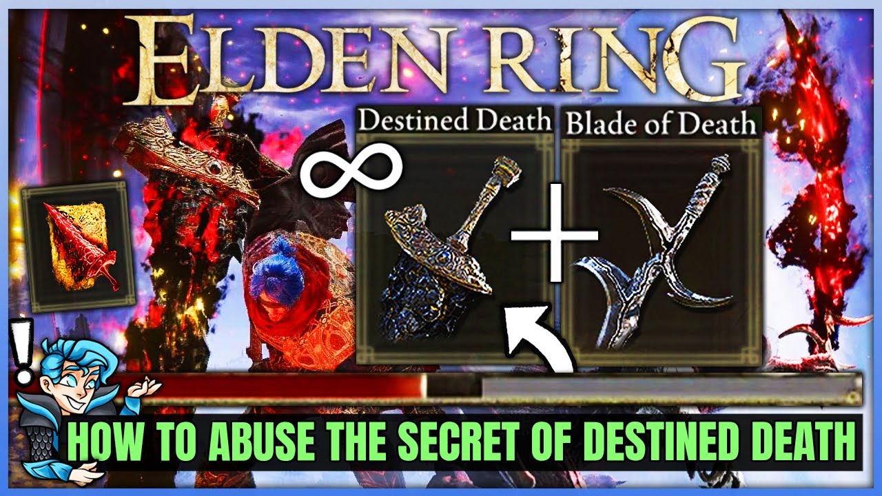 Double Destined Death Has an INCREDIBLE Secret Power - PERFECT Black Blade Burn Build - Elden Ring!