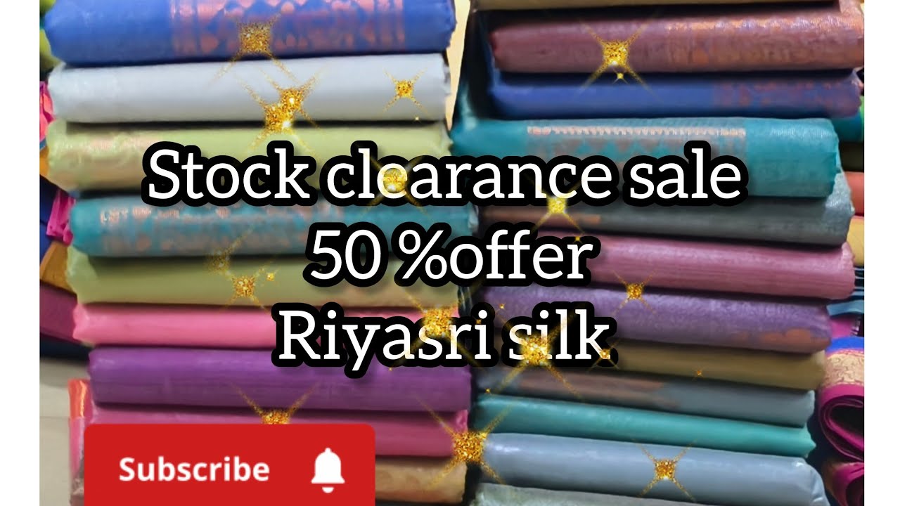 இன்று ஸ்டாக் clearance sale. காண தவறாதீர்கள்