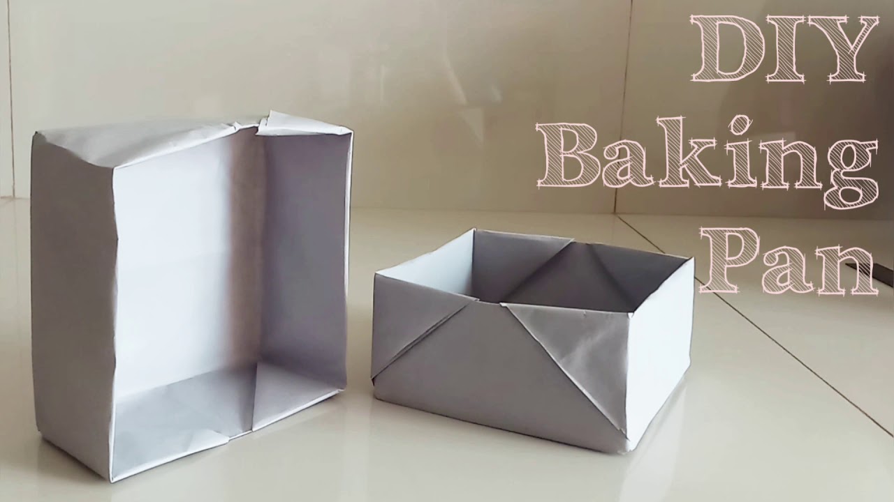 DIY Cake Pan | Baking Paper Craft #diy#baking#paper#cake#pan